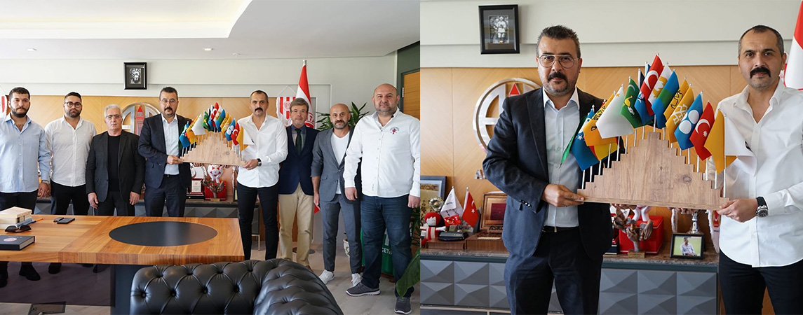 DURGUN, ANTALYASPOR’U ZİYARET ETTİ