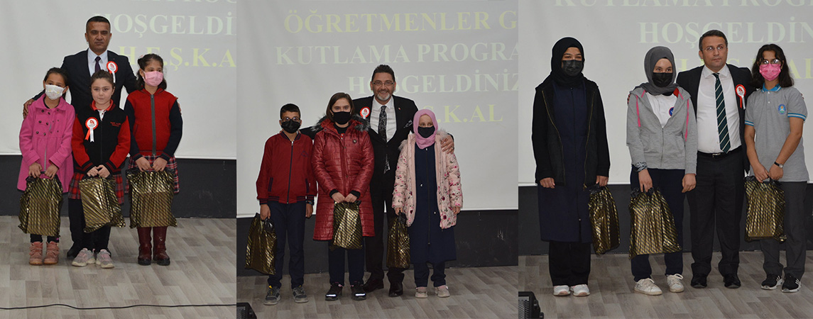 ÖĞRENCİLERE, ÖĞRETMENLER GÜNÜ HEDİYESİ