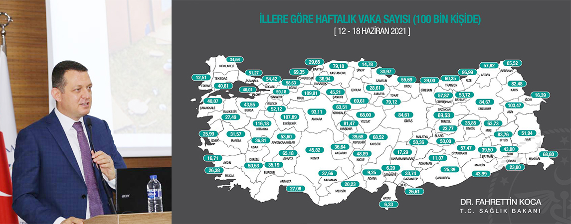 Haftalık Vaka Haritası Açıklandı