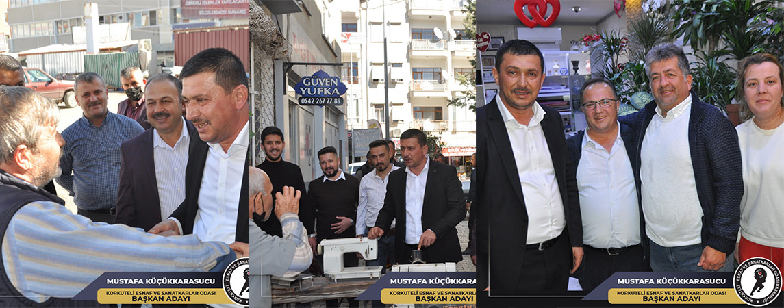 KÜÇÜKKARASUCU, ESNAF ZİYARETİ SÜRDÜRÜYOR