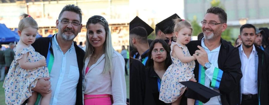 ÖMER BAŞKAN AKDENİZ ÜNİVERSİTESİNDEN MEZUN OLDU