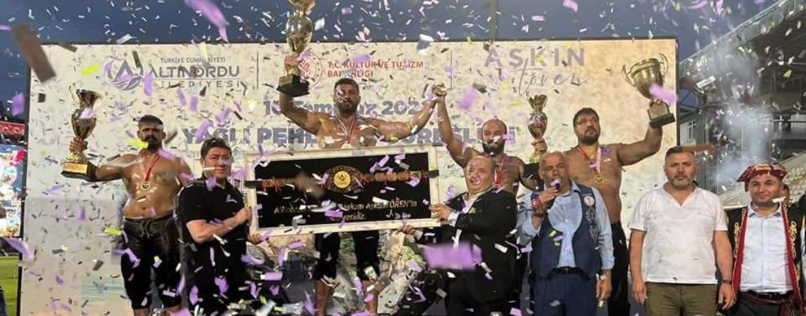 ALTINORDU'DA BAŞPEHLİVAN HASAN CENGİZ OLDU!