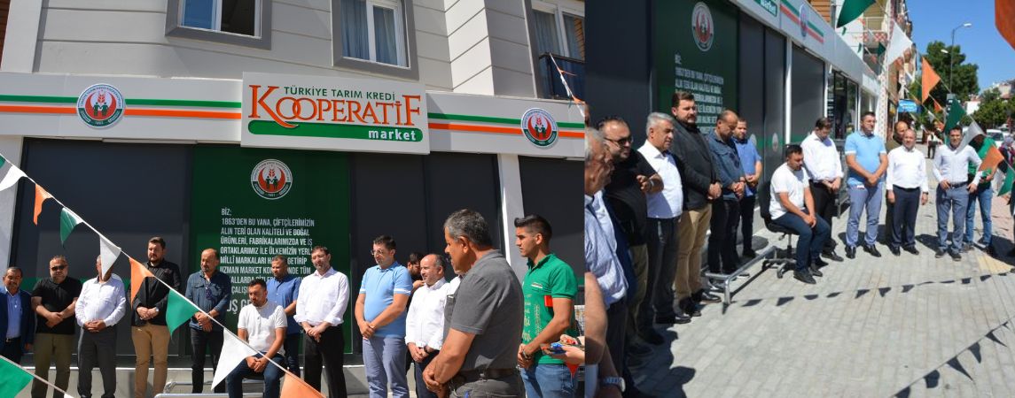 TARIM KREDİ KOOPERATİF MARKET 2’İNCİ ŞUBESİ AÇILDI