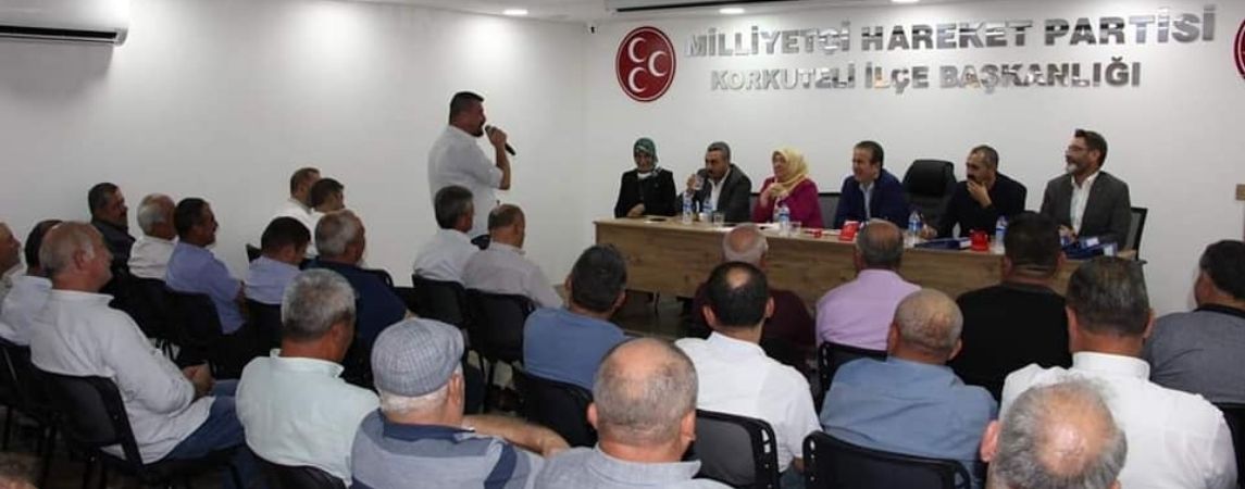 MHP'Lİ MİLLETVEKİLİ BAŞKAN, MUHTARLARI DİNLEDİ
