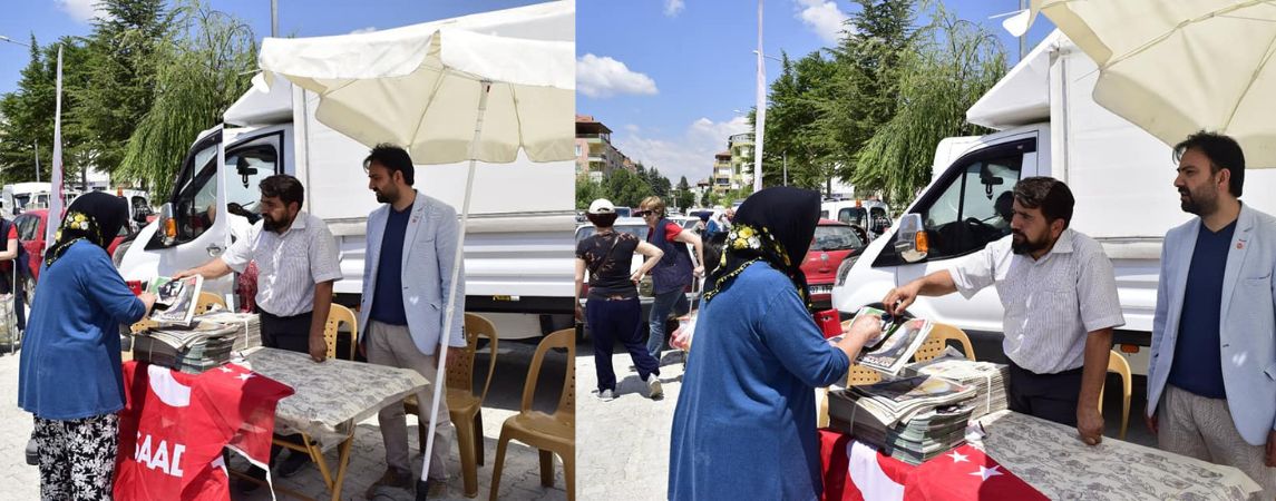 Saadet Partisi Stant Açtı
