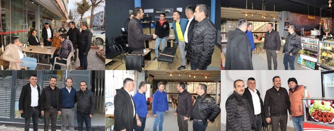 MHP İLÇE TEŞKİLATI ESNAF ZİYARETİNDE