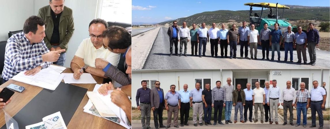 KORKUTELİ - BUCAK YOLUNDA HUMMALI ÇALIŞMA DEVAM EDİYOR