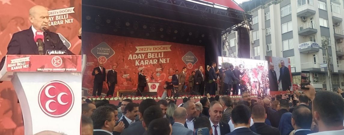 MHP GENEL BAŞKANI DEVLET BAHÇELİ, MERSİN'DE 