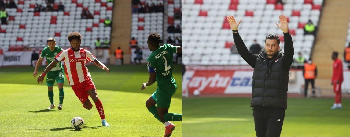 ANTALYASPOR, ÜÇ PUANI DÖRT GOLLE ALDI