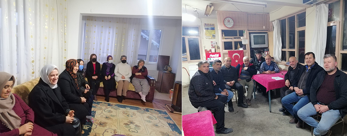 AK PARTİ, MAHALLE TEŞKİLATLARINI ZİYARET ETTİ